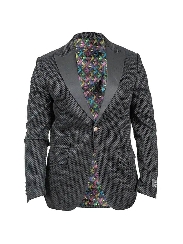 Maceoo Men's Blazer - Black