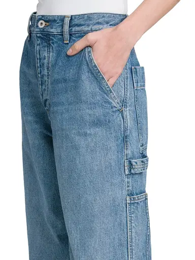 Bottega Veneta Women's Vintage Straight-Leg Cargo Jeans | Thumbnail 6 Bottega Veneta Women's Vintage Straight-Leg Cargo Jeans | Thumbnail 6