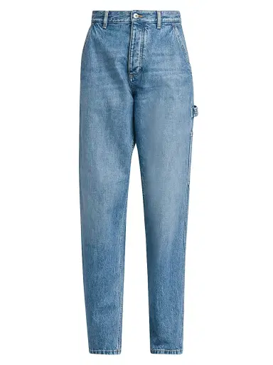 Bottega Veneta Women's Vintage Straight-Leg Cargo Jeans | Thumbnail 1 Bottega Veneta Women's Vintage Straight-Leg Cargo Jeans | Thumbnail 1