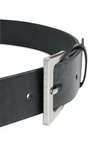 Apparis Women's Burke Faux-Leather Buckle Belt - Noir | Thumbnail 2 Apparis Women's Burke Faux-Leather Buckle Belt - Noir | Thumbnail 2