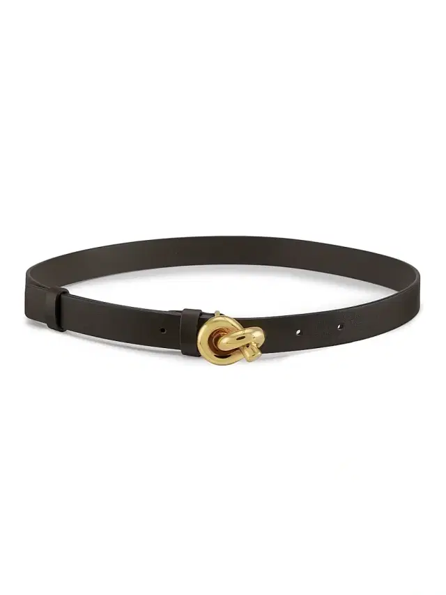 Women's Knot Leather Belt - Khaki