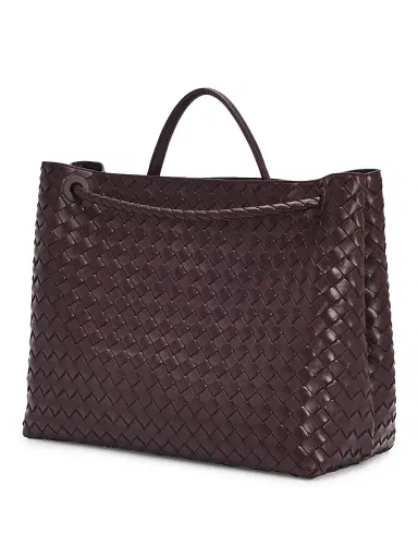 Bottega Veneta Women's Andiamo Intrecciato Leather Top-Handle Bag - Barolo | Thumbnail 4 Bottega Veneta Women's Andiamo Intrecciato Leather Top-Handle Bag - Barolo | Thumbnail 4