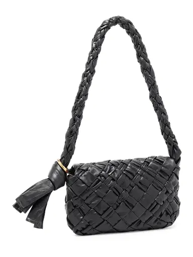 Bottega Veneta Women's Città Intrecciato Leather Shoulder Bag | Thumbnail 4 Bottega Veneta Women's Città Intrecciato Leather Shoulder Bag | Thumbnail 4