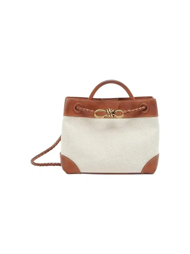 Bottega Veneta Women's  Andiamo Crossbody Bag - Natural Cognac