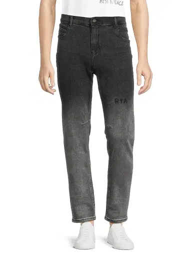 RTA Men's Bryant Stretch Slim-Fit Jeans - Light Charcoal Small - Size 28 | Thumbnail 3