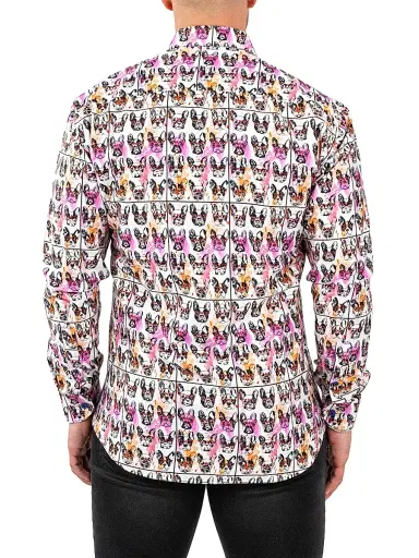 Maceoo Men's Fibonacci Frenchienerd Shirt | Thumbnail 4 Maceoo Men's Fibonacci Frenchienerd Shirt | Thumbnail 4