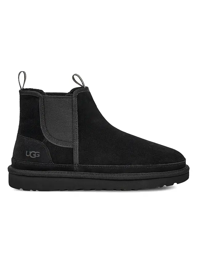 Men's Neumel Suede Chelsea Boots - Black