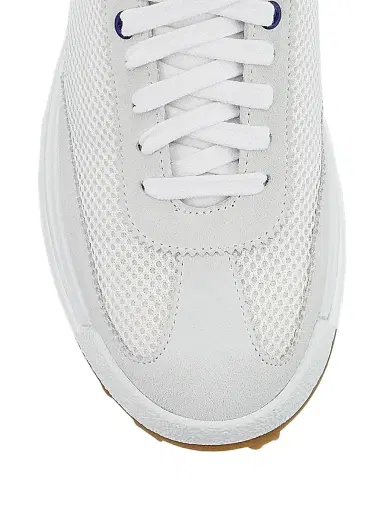 Thom Browne Men's Tech Runner Sneakers - White | Thumbnail 4 Thom Browne Men's Tech Runner Sneakers - White | Thumbnail 4