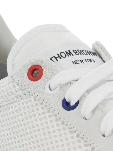 Thom Browne Men's Tech Runner Sneakers - White | Thumbnail 6 Thom Browne Men's Tech Runner Sneakers - White | Thumbnail 6