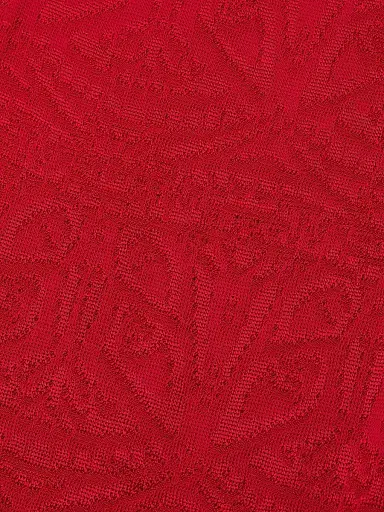 Misook Women's A-Line Tonal Knit Midi-Skirt - Rouge | Thumbnail 6