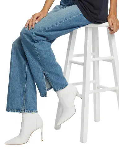 Anine Bing Women's Roy High-Rise Straight Jean - Nordic Blue - Size 32 | Thumbnail 6