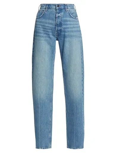 Anine Bing Women's Roy High-Rise Straight Jean - Nordic Blue - Size 32 | Thumbnail 1