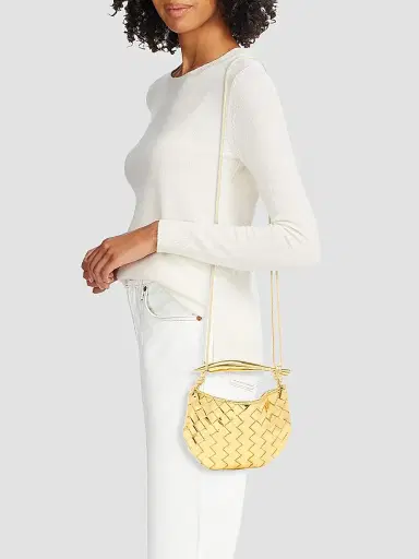 Bottega Veneta Women's Mini Sardine Mirror Leather Top-Handle Bag | Thumbnail 2 Bottega Veneta Women's Mini Sardine Mirror Leather Top-Handle Bag | Thumbnail 2