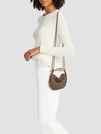 Bottega Veneta Women's Mini Sardine Intrecciato Leather Shoulder Bag | Thumbnail 2 Bottega Veneta Women's Mini Sardine Intrecciato Leather Shoulder Bag | Thumbnail 2