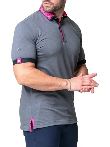 Maceoo Men's Polos Mozart Cross Bones T-Shirt - Grey | Thumbnail 3 Maceoo Men's Polos Mozart Cross Bones T-Shirt - Grey | Thumbnail 3