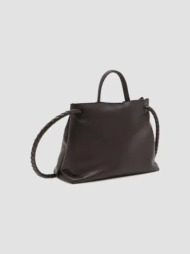 Bottega Veneta Women's Andiamo Medium Leather Top Handle Bag - Fondant | Thumbnail 5