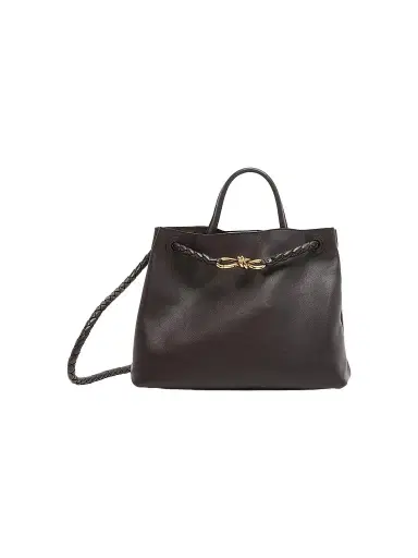 Bottega Veneta Women's Andiamo Medium Leather Top Handle Bag - Fondant | Thumbnail 1