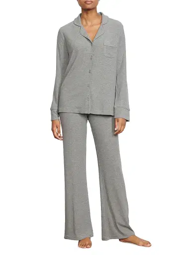 Skims Women's Soft Lounge Sleep Set - Heather Gray - Size Small | Thumbnail 4