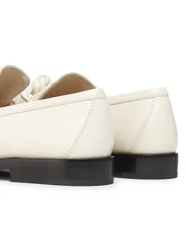 Bottega Veneta Women's Astaire Leather Knot Loafers - String - Size 12 | Thumbnail 3 Bottega Veneta Women's Astaire Leather Knot Loafers - String - Size 12 | Thumbnail 3