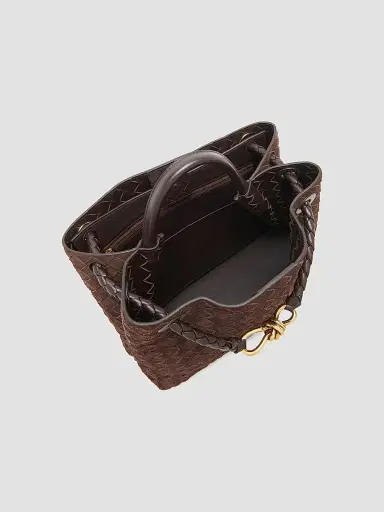 Bottega Veneta Women's Andiamo Suede Tote Bag - Fondant | Thumbnail 4