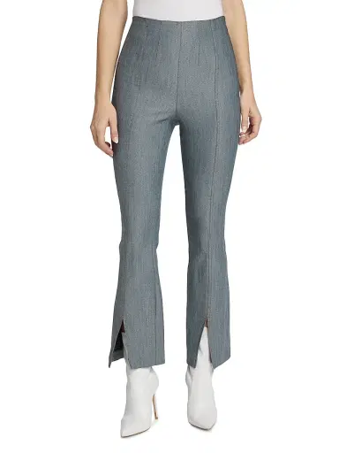 Cinq à Sept Women's Laurie High-Rise Stretch Flared Crop Jeans - Indigo | Thumbnail 3