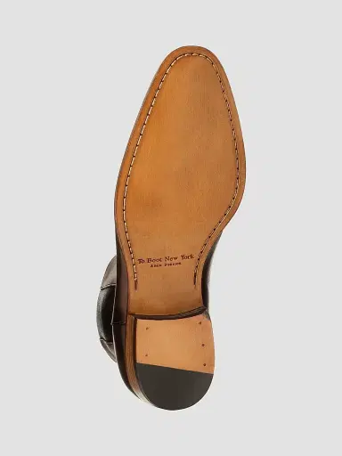 To Boot New York Men's Myles Leather Chelsea Boots - Crust Marrone - Size 11 | Thumbnail 5