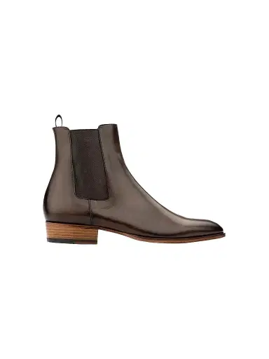 To Boot New York Men's Myles Leather Chelsea Boots - Crust Marrone - Size 11 | Thumbnail 1