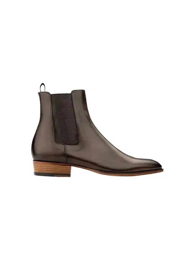 To Boot New York Men's Myles Leather Chelsea Boots - Crust Marrone
