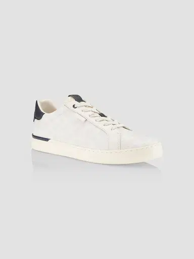 COACH Men's Low-Top Monogram Logo Sneakers - Chalk Cobalt | Thumbnail 2