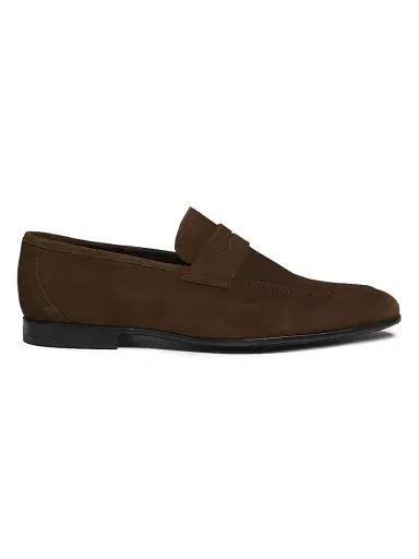 To Boot New York Men's Dunmore Suede Penny Loafers - Softymarone - Size 14 | Thumbnail 1 To Boot New York Men's Dunmore Suede Penny Loafers - Softymarone - Size 14 | Thumbnail 1