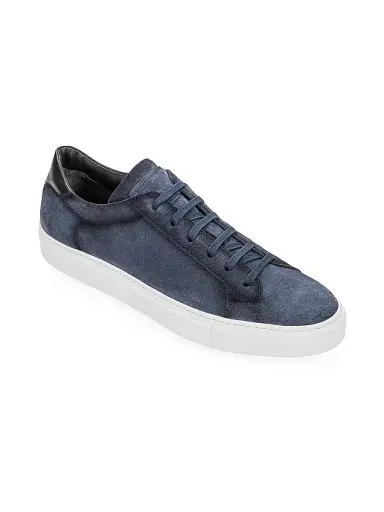 To Boot New York Men's Derrick Suede Low-Top Sneakers - Blue - Size 9 | Thumbnail 2