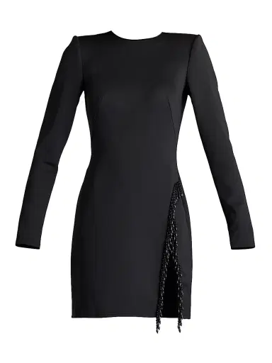 Sho by Tadashi Shoji Women's Scuba-Knit Beaded Minidress | Thumbnail 1 Sho by Tadashi Shoji Women's Scuba-Knit Beaded Minidress | Thumbnail 1