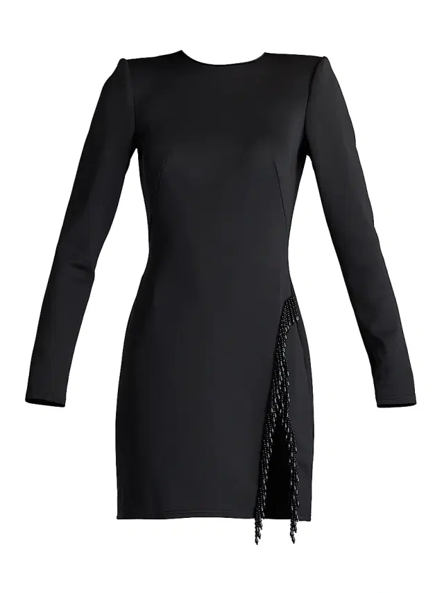 Women's Scuba-Knit Beaded Minidress Women's Scuba-Knit Beaded Minidress