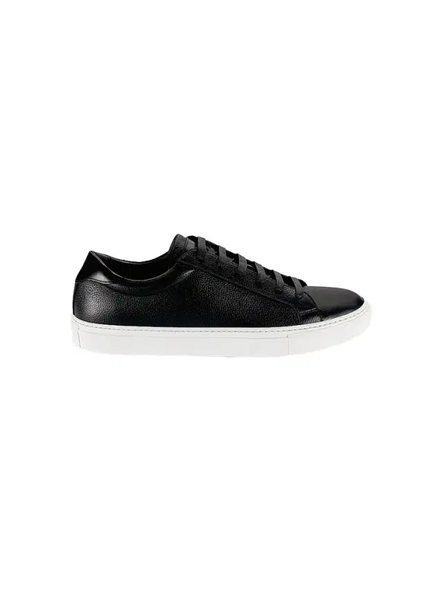 Men's Sierra Leather Sneaker - Nero - Size 7.5 Men's Sierra Leather Sneaker - Nero - Size 7.5
