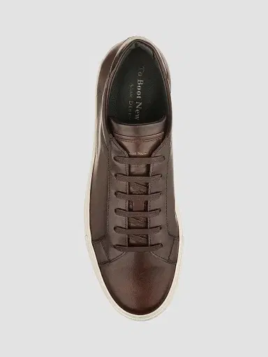 To Boot New York Men's Pescara Leather Low-Top Sneakers - Moro - Size 8.5 | Thumbnail 4 To Boot New York Men's Pescara Leather Low-Top Sneakers - Moro - Size 8.5 | Thumbnail 4
