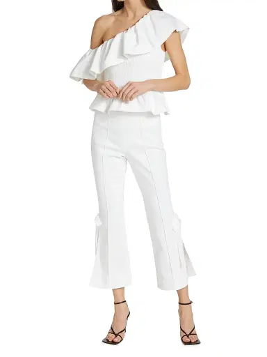 Cinq à Sept Women's Tous Les Jours Lou Split Side Jeans | Thumbnail 2