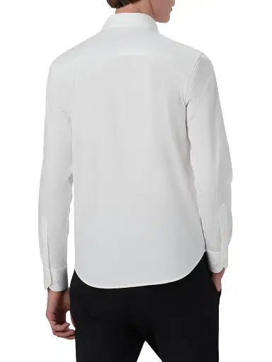 Bugatchi Men's OoohCotton Tech Button-Up Shirt - White - Size XXL | Thumbnail 5