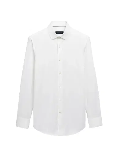 Bugatchi Men's OoohCotton Tech Button-Up Shirt - White - Size XXL | Thumbnail 1