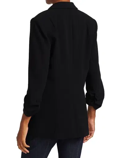 Cinq à Sept Women's Khloe Crepe Ruched Blazer - | Thumbnail 16 Cinq à Sept Women's Khloe Crepe Ruched Blazer - | Thumbnail 16