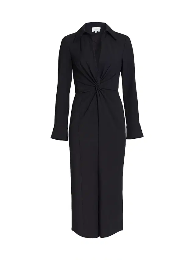 Cinq à Sept Women's Midi Mckenna Dress - Black