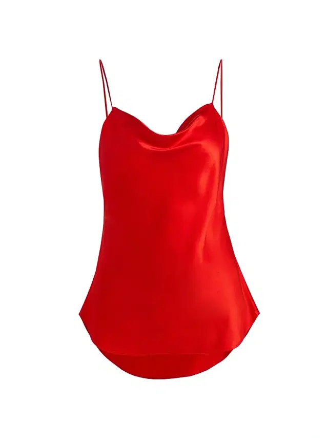 Cinq à Sept Women's Marta Silk Cowlneck Cami Top - Bisou