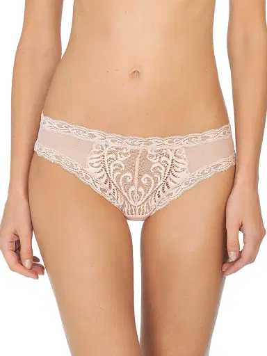 Natori Women's Feathers Lace Hipster - Cameo Rose - Size XL | Thumbnail 1