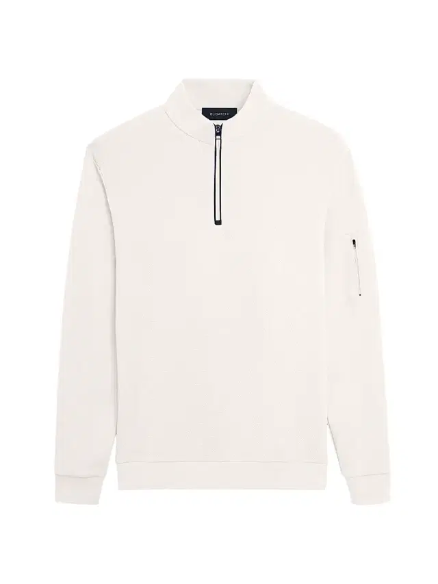 Men's Quarter-Zip Knit Jacket - White