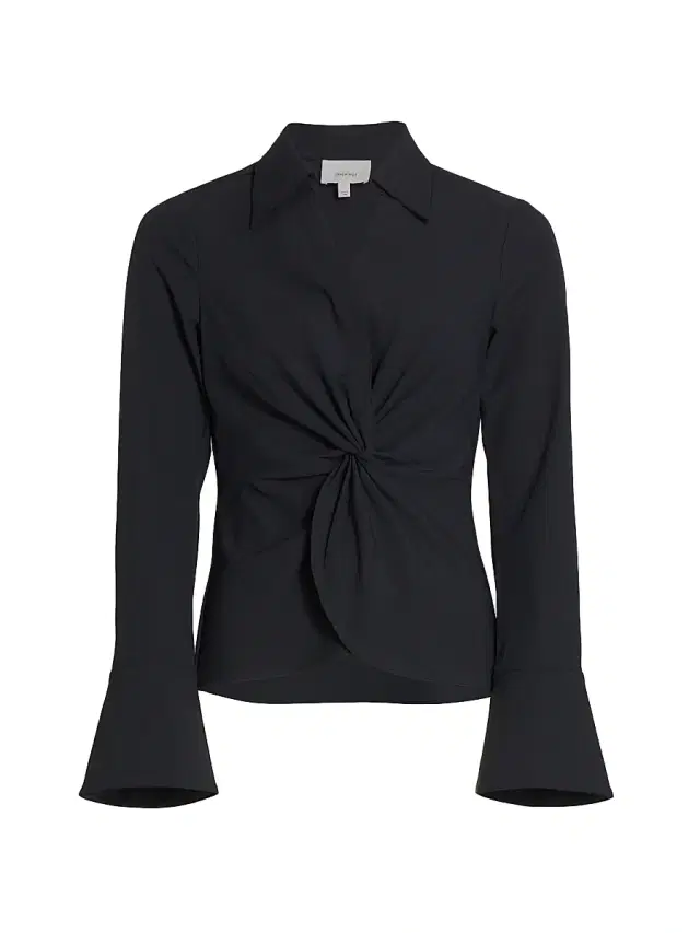 Cinq à Sept Women's Mckenna Twist-Front Blouse - Black