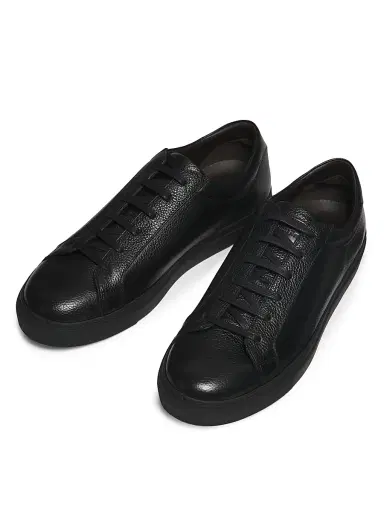 To Boot New York Men's Bloom Leather Sneakers - Nero | Thumbnail 4 To Boot New York Men's Bloom Leather Sneakers - Nero | Thumbnail 4