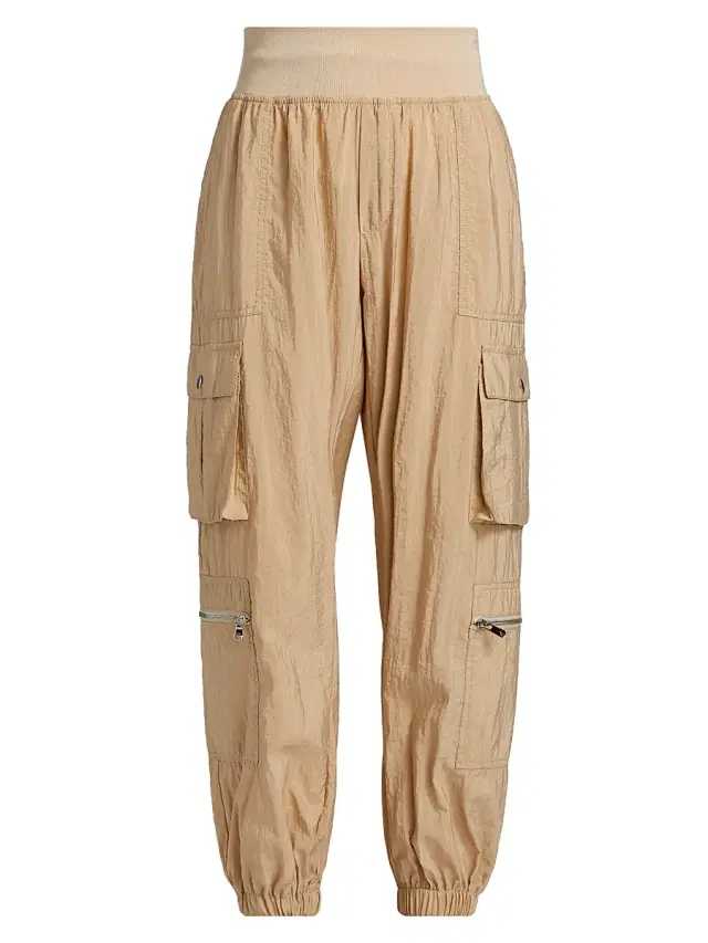 Cinq à Sept Women's Genevive Cropped Cargo Pants - Khaki