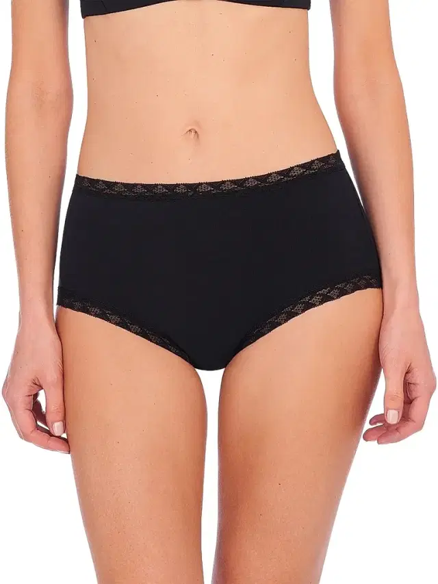 Natori Women's Bliss Cotton Full Brief - Black - Size XXL