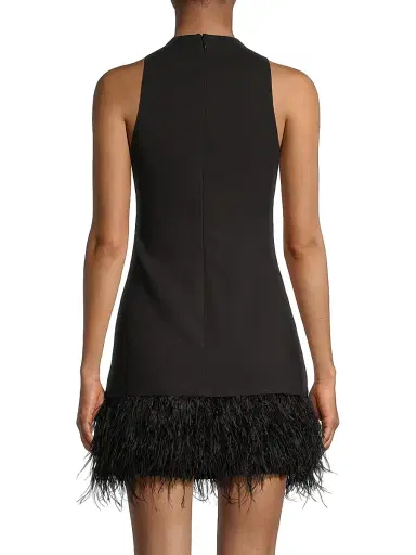 Likely Women's Cami Feather-Hem Minidress - Black - Size 12 | Thumbnail 5 Likely Women's Cami Feather-Hem Minidress - Black - Size 12 | Thumbnail 5