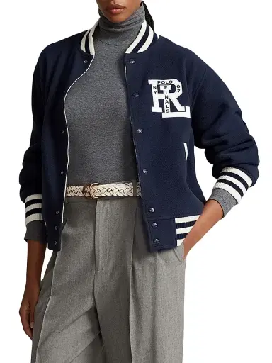 Polo Ralph Lauren Women's Stretch Rib-Knit Turtleneck Sweater - Medium Flannel Heather | Thumbnail 6