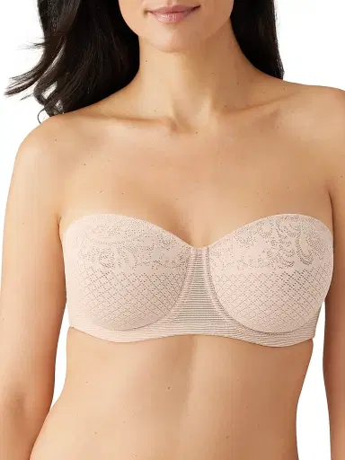 Wacoal Women's Visual Effects Strapless Minimizer Bra - Sand - Size 38G | Thumbnail 2